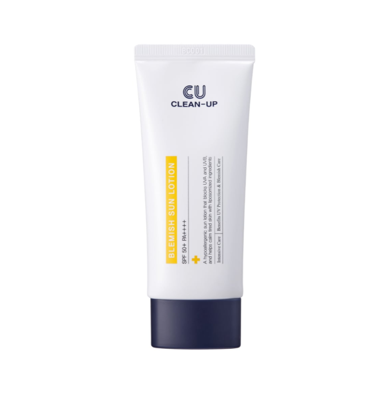 CU Skin – Clean-Up Blemish Sun Lotion SPF 50+ PA++++ – Сонцезахисний лосьйон з ліпосомами на стабільних фільтрах SPF 50+ PA++++ 60 мл