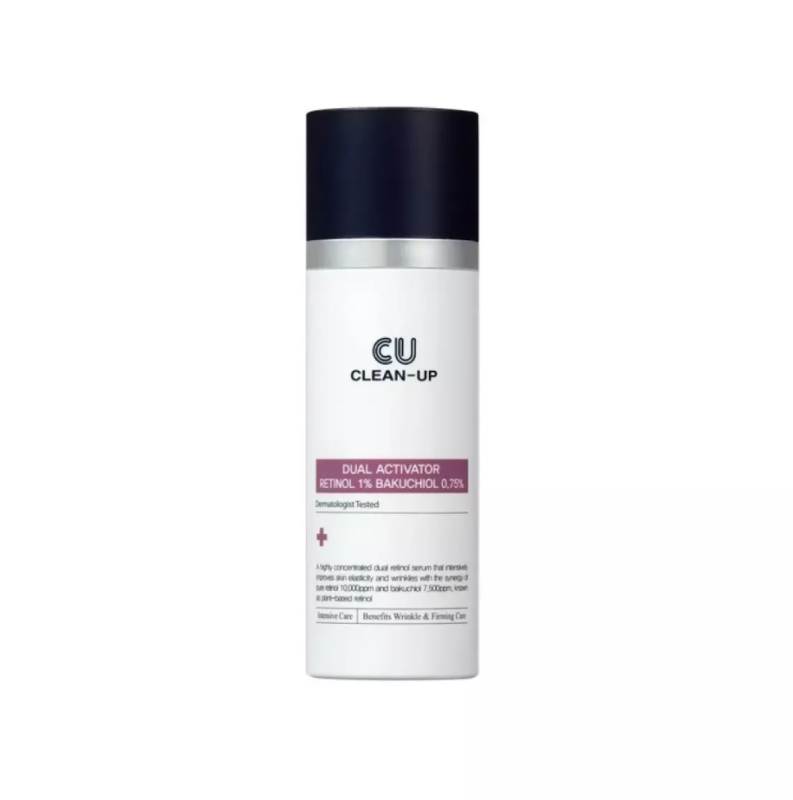 CU Skin – Clean-Up Dual Activator Retinol 1% Bakuchiol 0.75% – Сироватка з ретинолом 1% та бакучіолом 0,75% 30 мл
