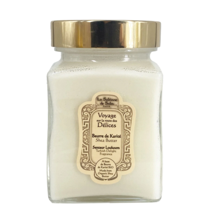 La Sultane de Saba - Shea butter Loukoum Turkish Delight - Масло Каріте Лукум 200 мл