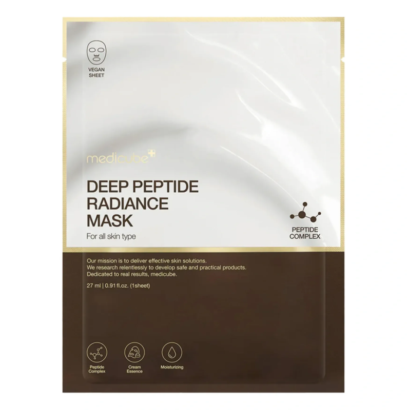 Medicube – Deep Peptide Radiance Mask – Регенеруюча кремова маска з пептидами 27 мл