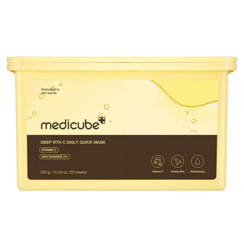 Medicube – Deep Vita C Daily Quick Mask – Щоденні маски для швидкого відновлення 30 шт