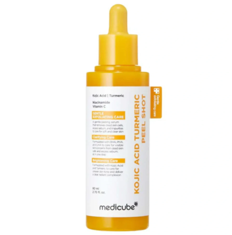 Medicube – Kojic Acid Turmeric Peel Shot – Освітлювальний пілінг-скатка з койєвою кислотою та куркумою 80 мл