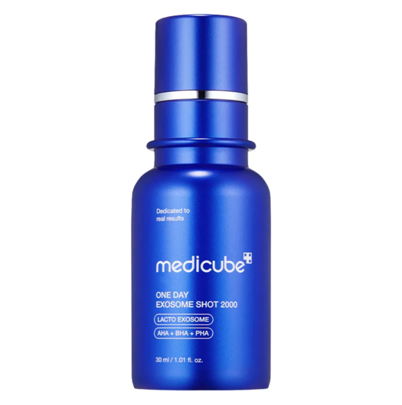 Medicube – One Day Exosome Shot Pore Ampoule 2000 – Сироватка з екзосомами та спікулами для звуження пор 30 мл