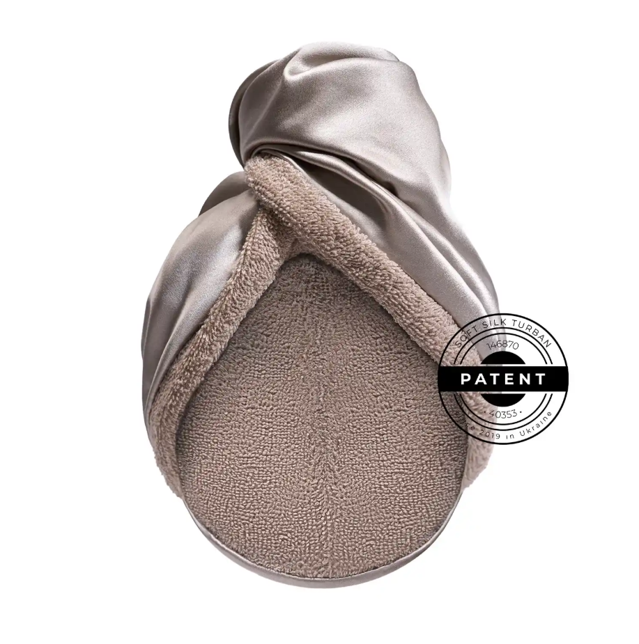 MON MOU – Soft Silk Turban – Рушник-тюрбан з натурального шовку туапе MON MOU – Soft Silk Turban – Рушник-тюрбан з натурального шовку