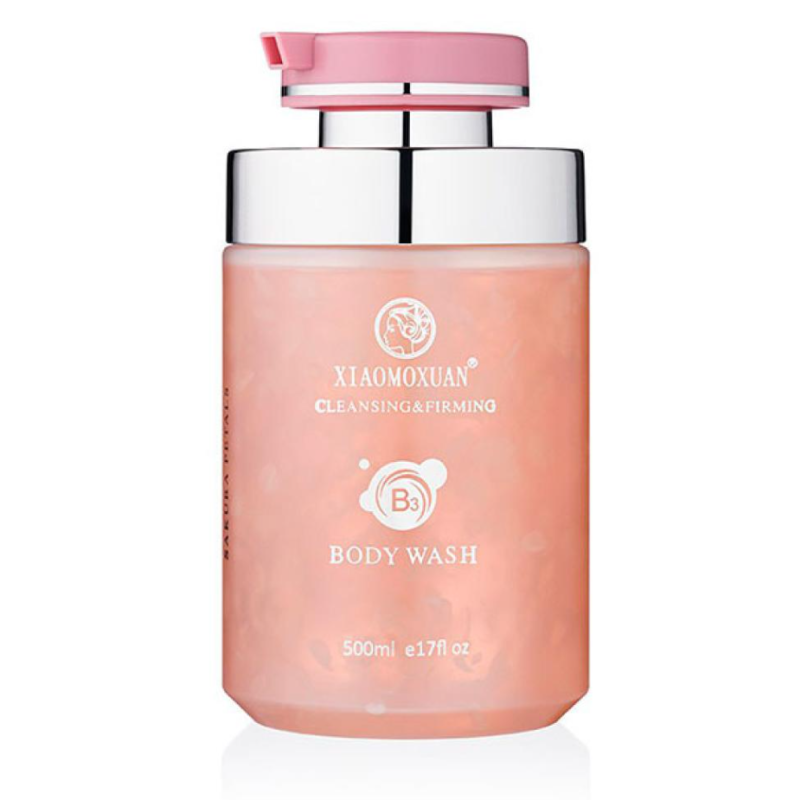 Xiaomoxuan – Body Soap with Sakura – Мило для Тіла з Пелюстками Сакури та Вітаміном B3 500 мл