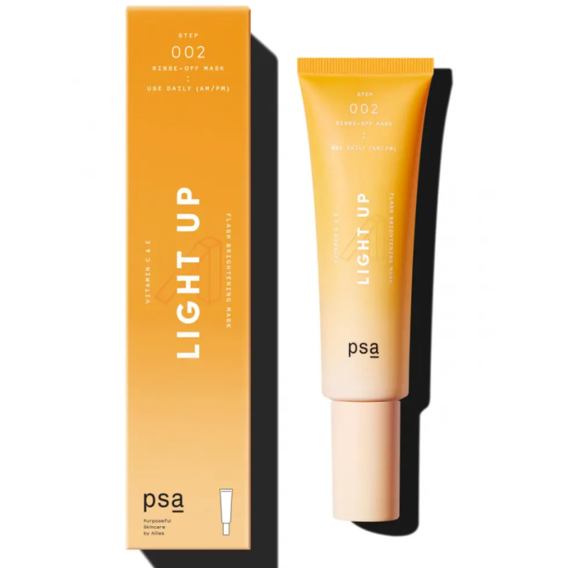 PSA – Light Up Vitamin C & E Flash Brightening Mask – Освітлююча маска з вітамінами С та Е 50 мл