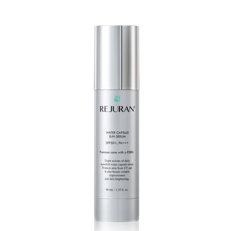 Rejuran – Water Capsule Sun Serum SPF 50+ PA+++ – Сонцезахисна сироватка із гідрокапсулами 40 мл