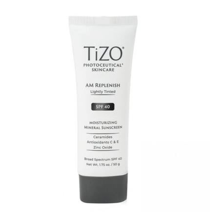 TiZO – Photoceutical Skincare AM Replenish Lightly Tinted SPF 40 – Денний живильний крем з легким відтінком 50 мл