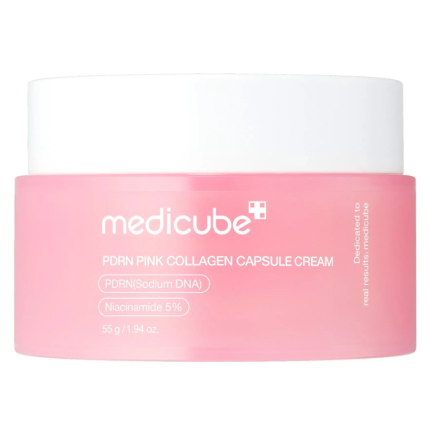 Medicube – PDRN Pink Collagen Capsule Cream – Капсульний крем з колагеном та полінуклеотидами 55 г