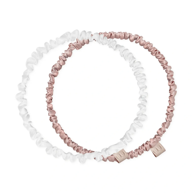 MON MOU – Silk Hoops Scrunchies Set – Набір обручів-резинок з натурального шовку