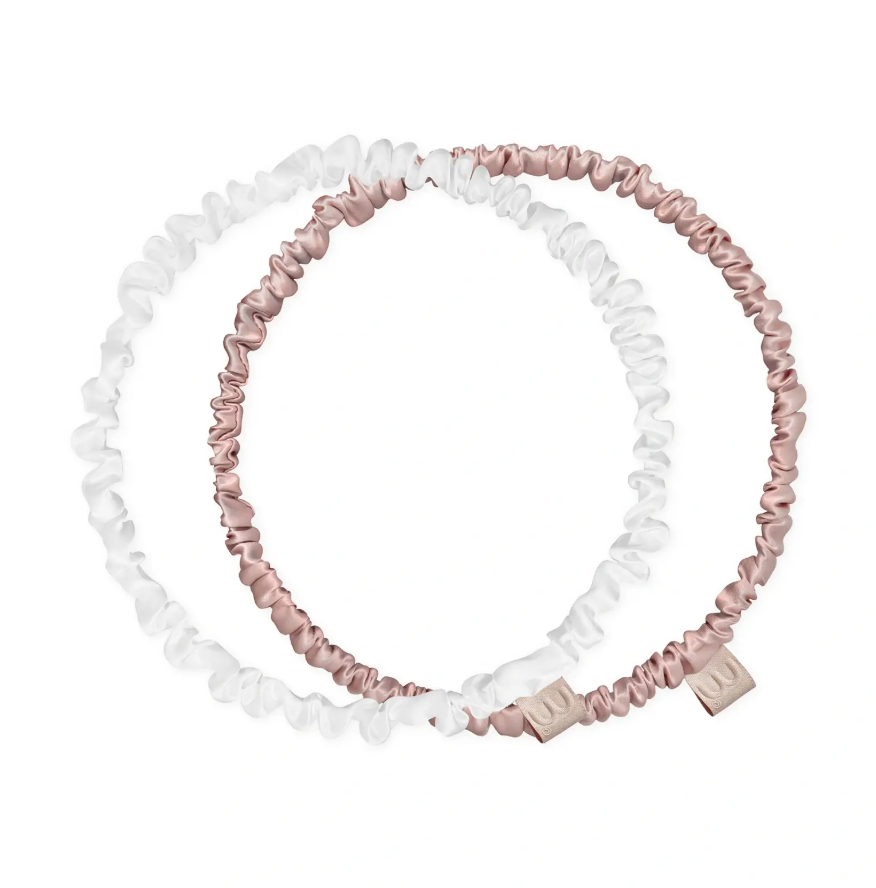 MON MOU – Silk Hoops Scrunchies Set MON MOU – Silk Hoops Scrunchies Set – Набір обручів-резинок з натурального шовку