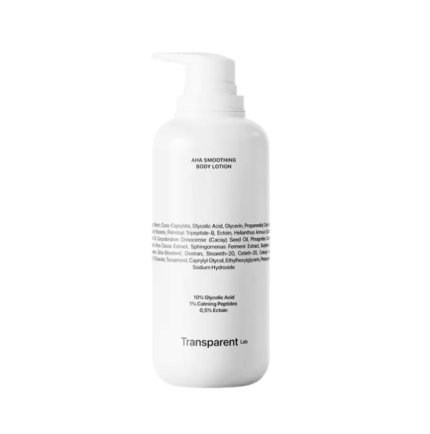 Transparent Lab – AHA Smoothing Body Lotion – Розгладжуючий лосьйон для тіла АНА 400 мл