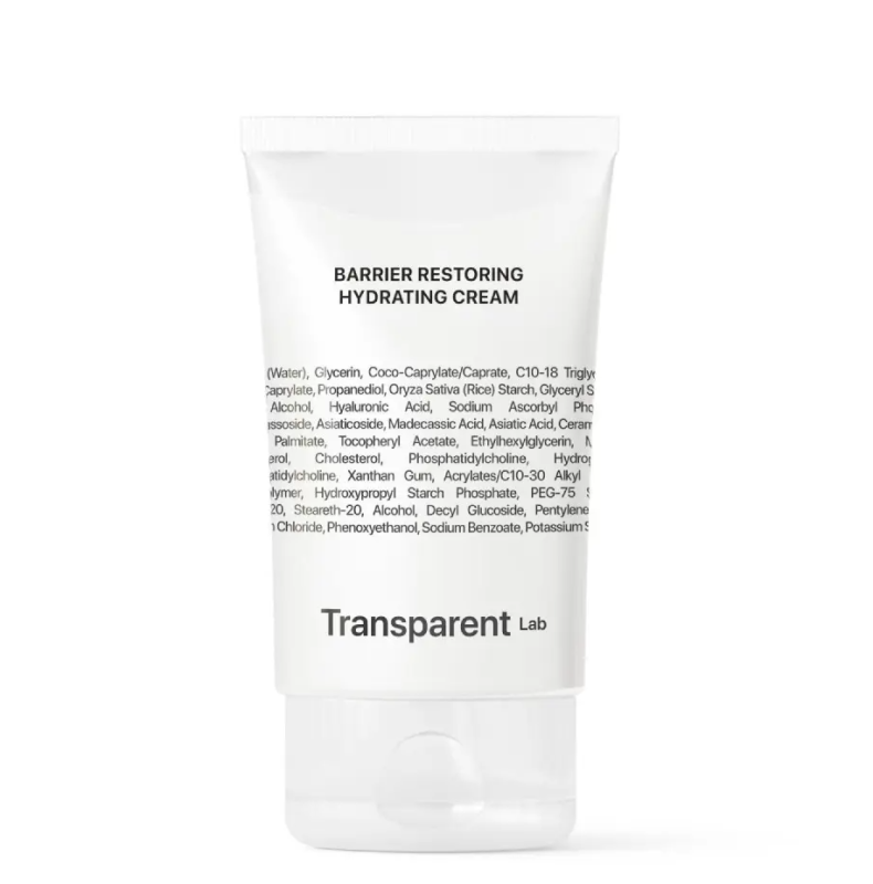 Transparent Lab – Barrier Restoring Hydrating Cream – Ультразволожуючий крем для обличчя 50 мл