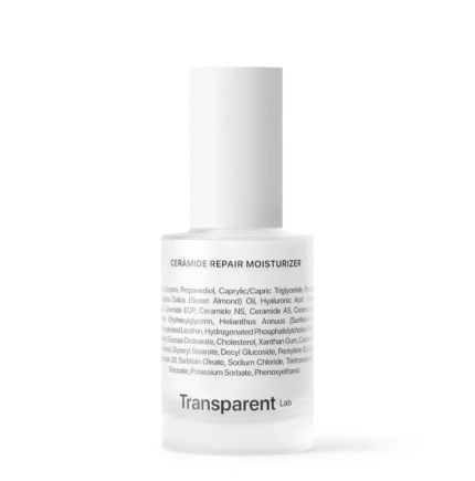 Transparent Lab – Ceramide Repair Moisturizer – Відновлююча зволожуюча сироватка для обличчя 30 мл