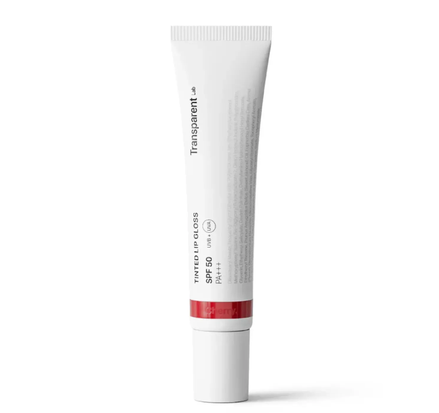 Transparent Lab – Lip Gloss SPF50 – Бальзам для губ з SPF50 чері Transparent Lab – Lip Gloss SPF50 – Бальзам для губ з SPF50 15 мл