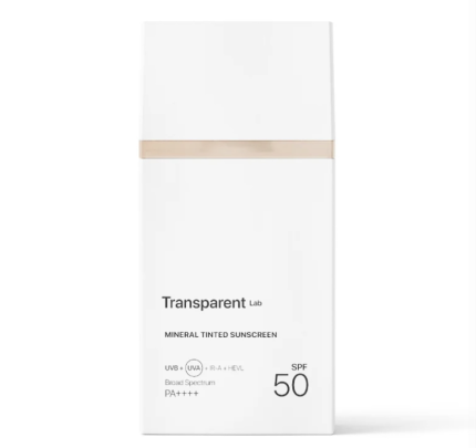 Transparent Lab – Mineral Tinted Sunscreen – Мінеральний сонцезахисний крем з тоном 100 мл