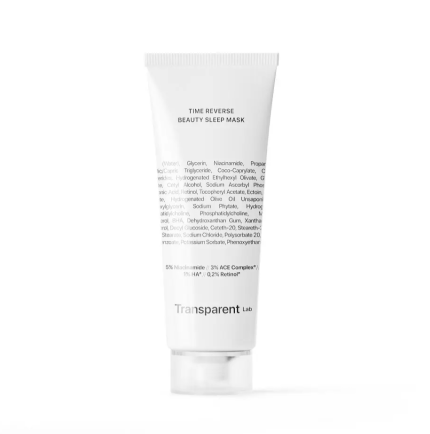 Transparent Lab – Time Reverse Beauty Sleep Mask – Нічна антивікова маска 75 мл
